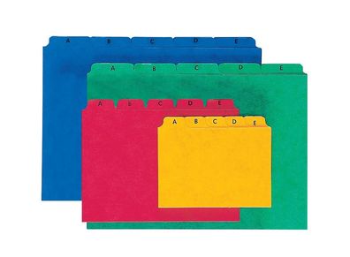 Pagna® 25251-02 Kartei-Leitregister A - Z - für Größe A5 quer, blau