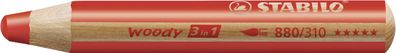 Stabilo® 880/310 Multitalent-Stift woody 3 in 1, rot