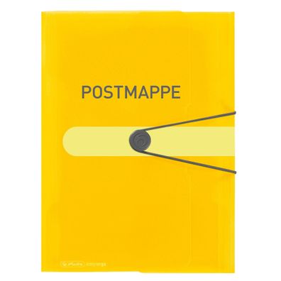 herlitz Postmappe easy orga to go, PP-Folie, DIN A4, gelb