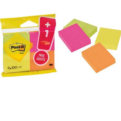 Post-it® 6812P Super Sticky Notes 653 Haftnotizen Standard farbsortiert 3 Blöcke