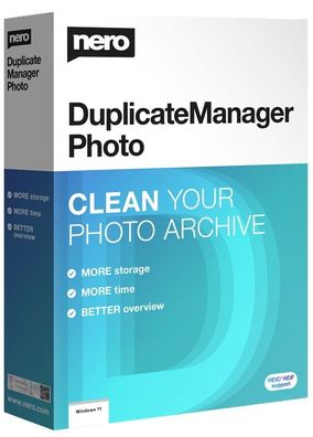 Nero Duplicate Manager Photo 2024 - Fotos Verwalten - PC -Download Version