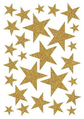Herma 15129 Sticker MAGIC Sterne gold glittery(T)