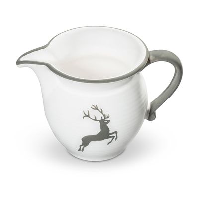 Gmundner Keramik Grauer Hirsch, Milchgießer Cup 0,5 Liter