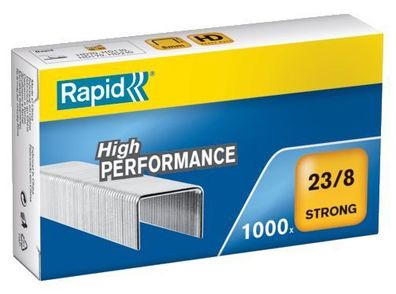 Rapid 24869800 Heftklammern 23/8mm Strong, verzinkt, 1000 Stück