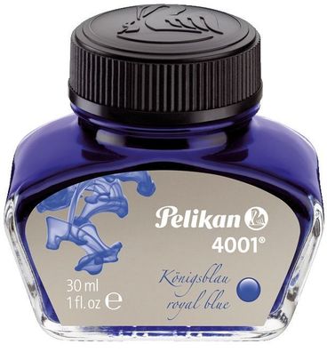 Pelikan® 301010 Tinte 4001® - 30 ml Glasflacon, königsblau