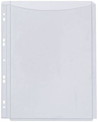 Q-Connect® KF00138 Klarsichthüllen für Kataloge - glasklar, 0,18 mm, A4, Folie ...