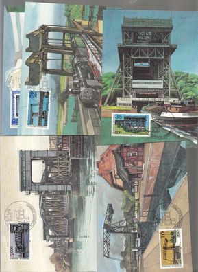 Schiffshebewerke 5 Maxik. DDR von 1988