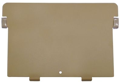 HAN 5 Stützplatte für Holz-Karteikästen und Tröge, DIN A5 quer, Metall, braun