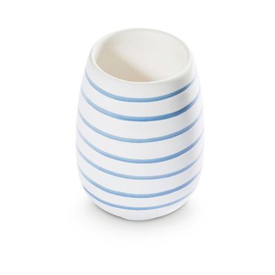 Gmundner Keramik Blaugeflammt, Vase (H: 11cm)