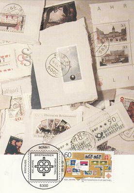 Bethel Briefmarken dafür Maxik. BRD 1988