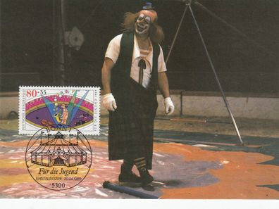 Clown Zirkus Maxik. BRD 1989