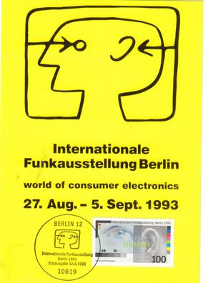 Funkaustellung Berlin Maxik. BRD 1993