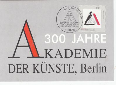 Akademie der Künste Berlin 300. J. Maxik. BRD 1996