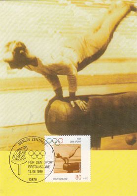 Schumann 100 J. Olympische Spiele Maxik. BRD 1996