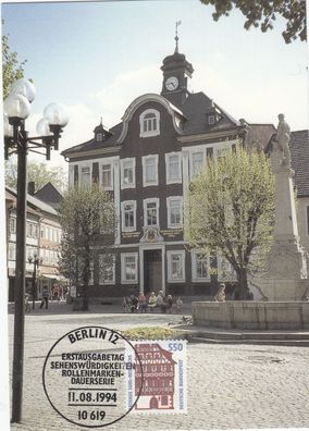 Suhl-Heinrichs Rathaus Maxik. BRD 1994