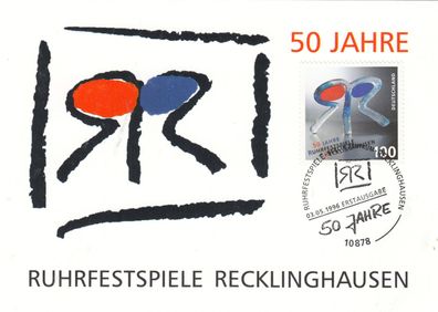 Recklinghausen Ruhrfestspiele 50. J. Maxik. BRD 1996