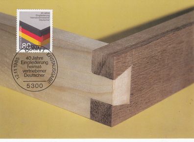 Heimatverdriebene Deutsche Eingliederung Maxik. BRD 1985