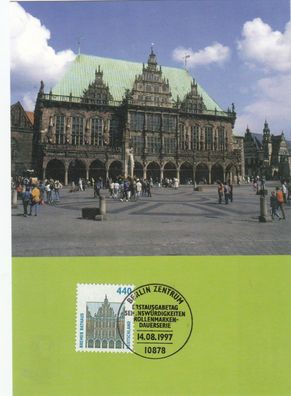 Bremer Rathaus Maxik. BRD 1997
