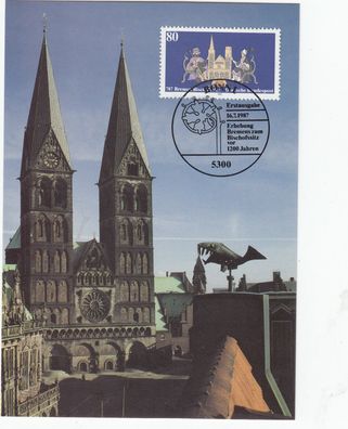 Bischofssitz Bremen Maxik. BRD 1987