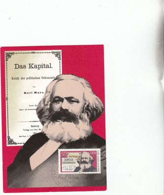 Karl Marx Maxik. DDR von 1983