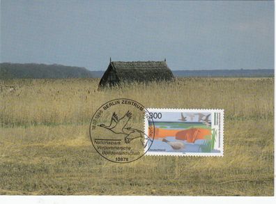 Vorp. Boddenlandschaft D. National + Naturparks Maxik. BRD 1996 (300)