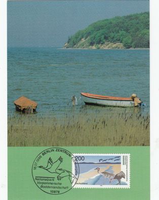 Vorp. Boddenlandschaft D. National + Naturparks Maxik. BRD 1996 (200)