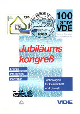 VDE 100 J. Elektrotechniker Maxik. BRD 1993