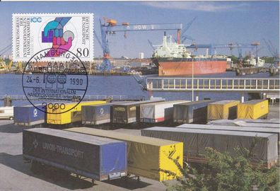 Weltkongreß der Int. Handelskammer in Hamburg Maxikarte BRD (Edition Maxiphil)