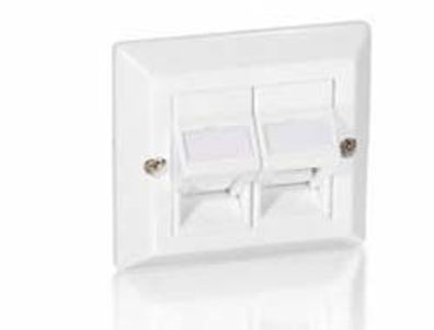 WALL OUTLET 50X50 2-FOLD W/FRA