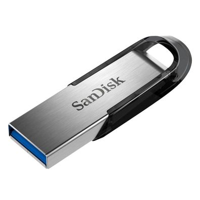 SanDisk SDCZ73-064G-G46 USB-Stick Ultra Flair silber, schwarz 64 GB