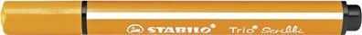 Stabilo® 368/954 Dreikant-Fasermaler Trio® Scribbi - orange