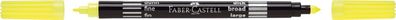 Faber-Castell 151109 FABER-CASTELL Doppelfasermaler Neon, 10er Etui