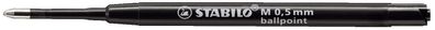 Stabilo® 2/046-02 Kugelschreibermine Ballpoint Refill, 0,5 mm, schwarz
