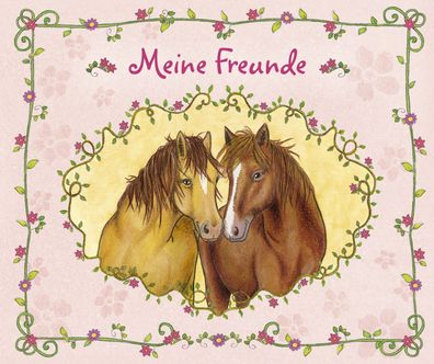Loewe Verlag 6789 Freundebuch Pferde - 80 illustrierte Seiten, 21 x 17,5 cm