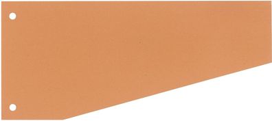 WEKRE 50506T Trennstreifen Trapez - 190 g/ qm Karton, orange, 100 Stück