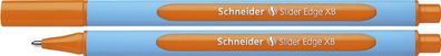 Schneider SN152206 Kugelschreiber Slider Edge - Kappenmodell, XB, orange