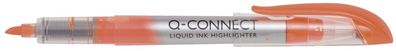 Q-Connect® KF00397 Textmarker Liquid Ink, ca. 1 - 4 mm, orange