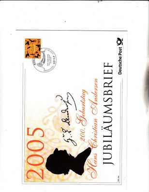Jubiläumsbrief 2005 200. Geburtstag H. Christian Andersen