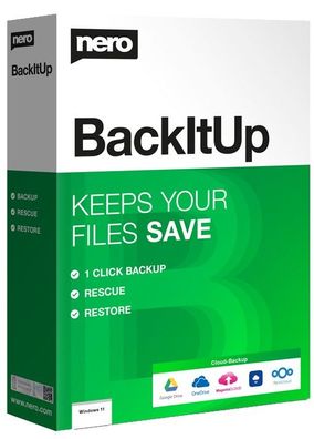 Nero BackItUp 2024 - Backup Software - System Sicherung - PC - Download - ESD