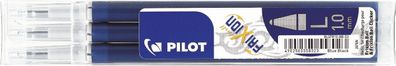 Pilot BLSFR10-BB-S3-E Tintenrollermine FriXion BLS-FR10 - 0,5 mm, schwarzblau, ...