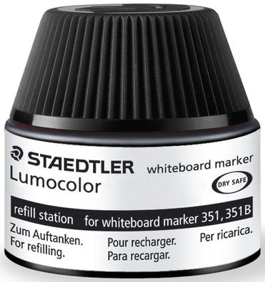 Staedtler® 488 51-9 Tinte für Marker Lumocolor® refill station - 20 ml, schwarz