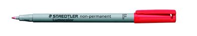 3x Staedtler® 316-2 Feinschreiber Lumocolor® Universalstift non-permanent F rot