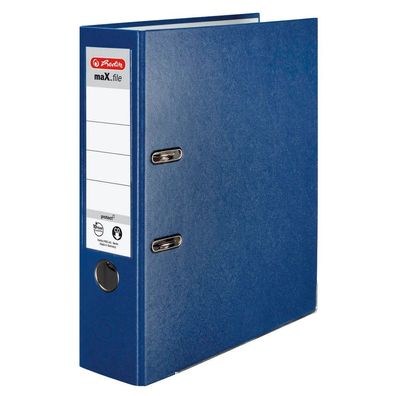 herlitz 5480405 maX. file protect Ordner blau Kunststoff 8,0 cm DIN A4