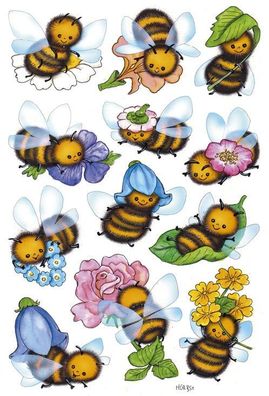 Herma 3569 3569 Sticker DECOR Lustige Bienen