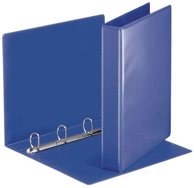 Esselte 49715 Ringbuch Präsentation, mit Taschen, A4, PP, 4 Ringe, 30 mm, blau