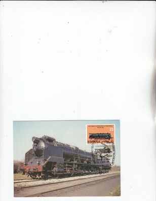 Locomotora "Santa Fe" Spanien super Maxikarte 1984