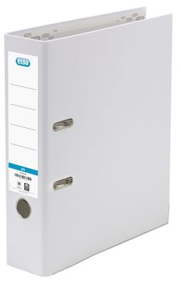 Elba 100202147 Ordner smart Pro (PP/ Papier) - A4, 80 mm, weiß