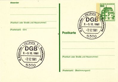 11.D. Beamten Tag Bonn schöner SST 1981