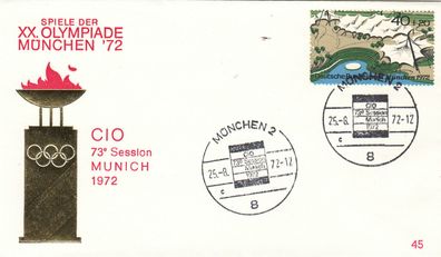 München Zentrum ARD + ZDF schöner SST zur Olympiade 1972