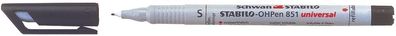 Stabilo® 851/46 Folienschreiber OHPen universal Superfein wasserlöslich schwarz